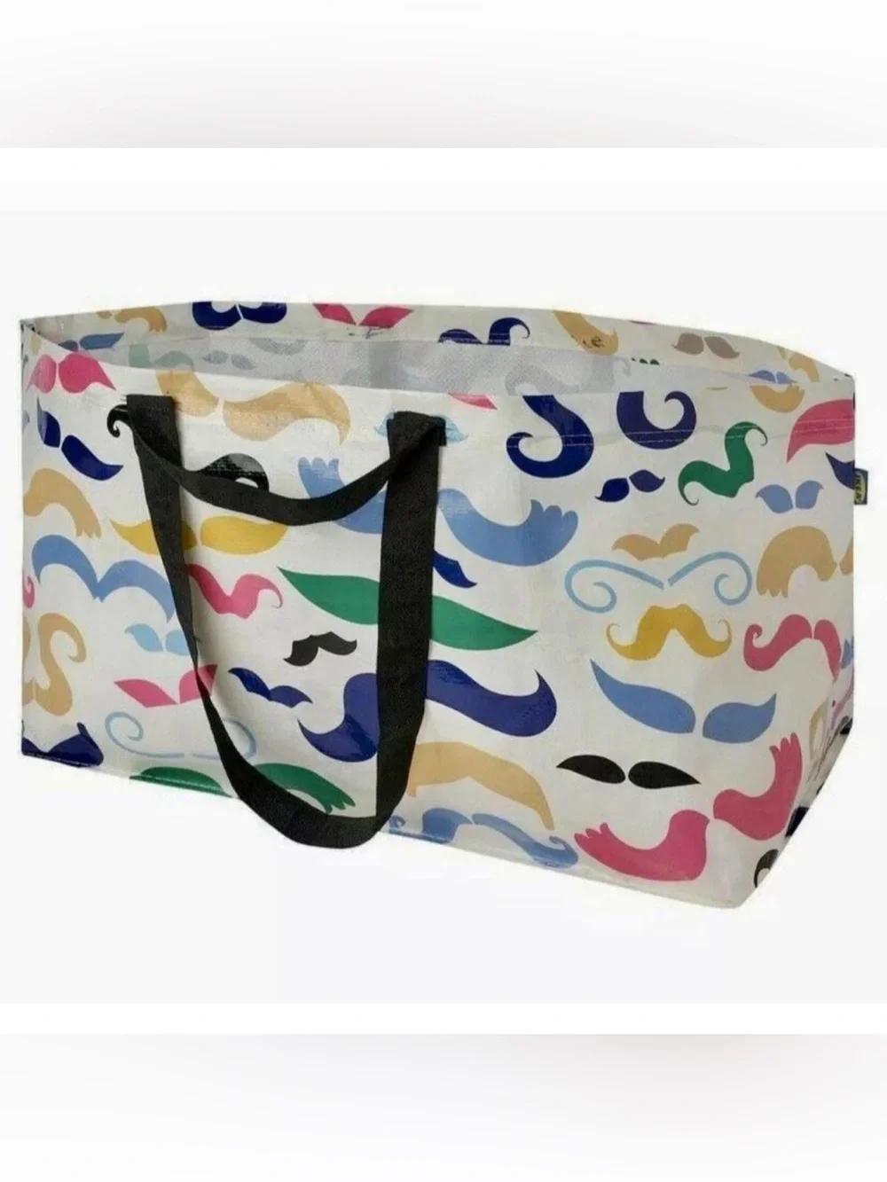 IKEA Mustache Banglig Frakta Large Reusable Tote Bag
